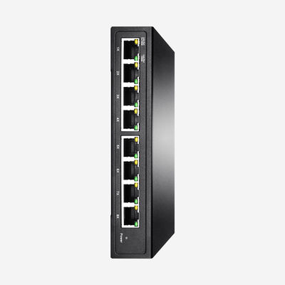 12V 8 Port Gigabit Switch 10 100 1000M Auto Negotiation Ethernet QoS