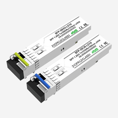 3.3V SFP 1.25 G 1310nm 40km Single Fiber SFP Transceiver