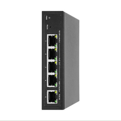 5 Port Unmanaged PoE+ Switch With LED Indicators 0°C To 45°C Operating Temperature