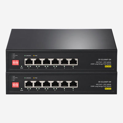 DIP Switch 6 Port Gigabit Unmanaged Switch 12Gbps Switching Capacity Ideal For B2B Search Needs