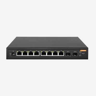 Steel Case Ruggedized Gigabit Easy Smart Switch With 8 Gigabit RJ45 And 2 SFP Ports