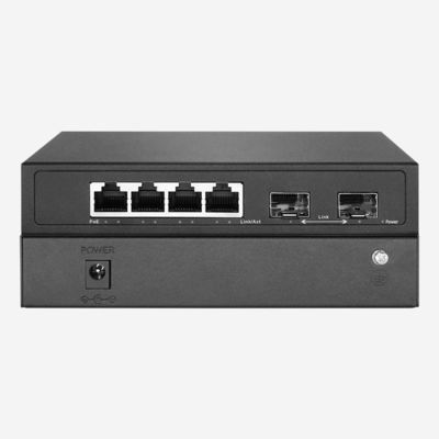 2K MAC Address Unmanaged Ethernet Switch For Desktop With 4 RJ45 Ports And Gigabit Speed