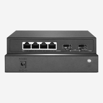 External Power Supply Gigabit 4 RJ45 And 2 SFP Unmanaged Ethernet Switch For Seamless Connectivity